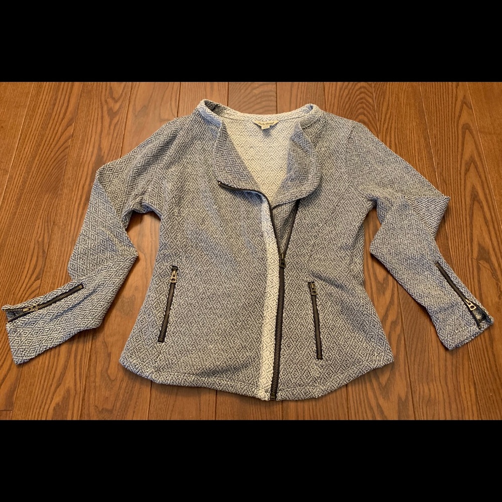 Lucky Brand Zip Up Sweater